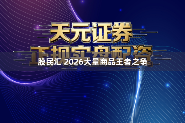 股民汇 2026大量商品王者之争